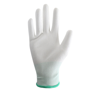Electrónica blanca del ESD Grey Hand Antistatic Gloves For del algodón de la inspección de la seguridad