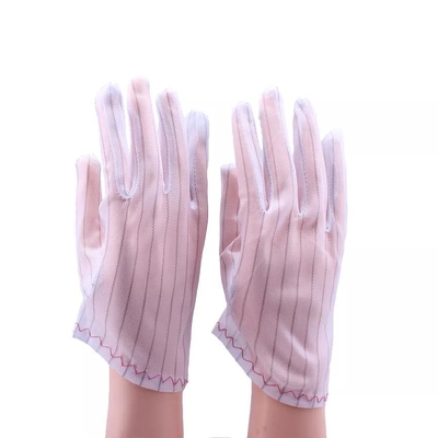 Guantes de goma del finger del Esd de las chozas del finger del recinto limpio del látex de la choza antiestática blanca disponible del finger