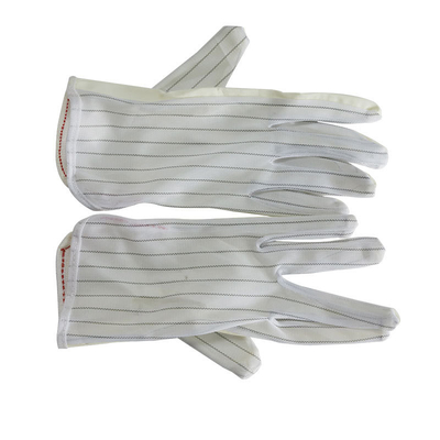 La PU negra estática anti del ESD de los guantes ligeros de nylon de la PU cubrió guantes del trabajo de la seguridad