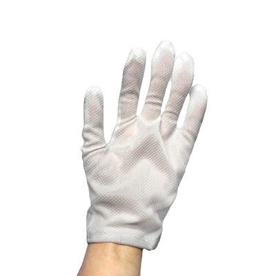 La PU negra estática anti del ESD de los guantes ligeros de nylon de la PU cubrió guantes del trabajo de la seguridad