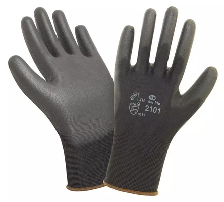 Guantes antiestáticos de la PU Dots Carbon Fiber Cleanroom Esd de los guantes del poliéster para la fábrica electrónica
