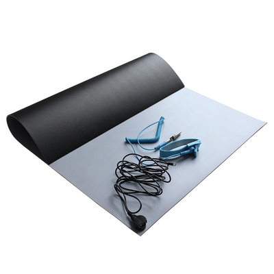 suelo estático anti de la estera 10E6 del ESD de la resistencia superficial del 100cm de los x 90cm conveniente