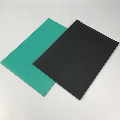 Piel 3m m electrostática negra verde azul ESD Mat For Workbench de goma de 2m m