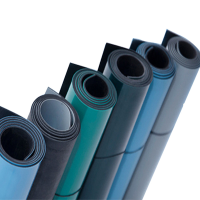 Piso antiestático Mat Customized Size Blue Color del PVC del ESD del vinilo duradero