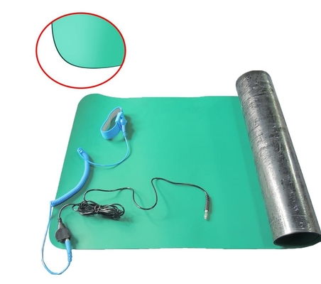 El 1.2mx10m verde 2m m ESD Mat For Workbench Table de goma antiestático