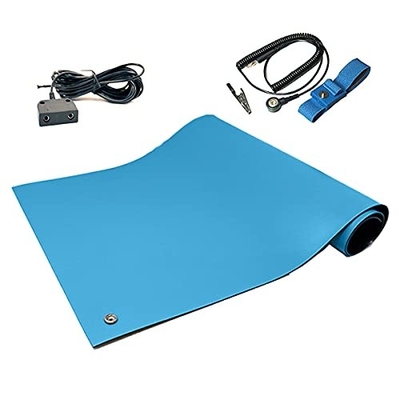 Piso anti verde ESD Mat For Factory Cleanroom de goma del cansancio