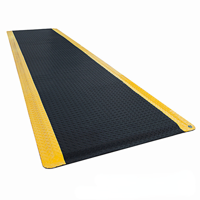 Cansancio anti Mat Professional de 3 ESD de las capas negras y del suelo amarillo