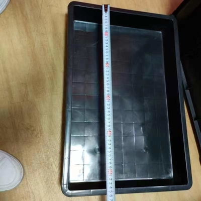 Caja conductora de la EUROSTAT Esd del envase de la caja de Tray Anti Static Memory Tool de las piezas del Ic del pequeño compartimiento seguro negro del Esd con la cubierta