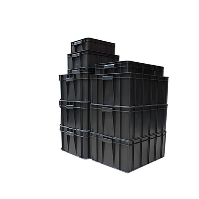Cajas conductoras del compartimiento antiestático plástico antiestático del Esd Tray Container Esd Component Tray para la electrónica