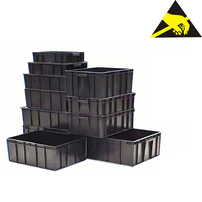 Ampolla antiestática plástica del PWB ESD de la bandeja del Esd que empaqueta la electrónica antiestática Tray Anti Static Storage Boxes del Esd