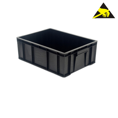 Bandejas reciclables del PWB del ESD Tote Antistatic Storage Box Esd del equipo de envasado para los talleres electrónicos