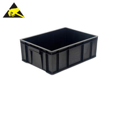 Bandejas reciclables del PWB del ESD Tote Antistatic Storage Box Esd del equipo de envasado para los talleres electrónicos
