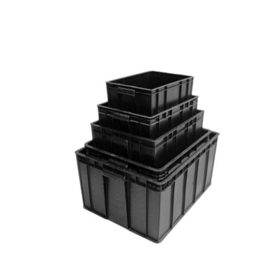 El Esd acanaló el PWB antiestático del ESD del envase de plástico de la caja que empaquetaba Esd Tray Anti Static Storage Boxes transparente para el PWB