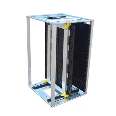 El almacenamiento plegable del PWB de SMT ESD del metal plástico atormenta el revistero conductor