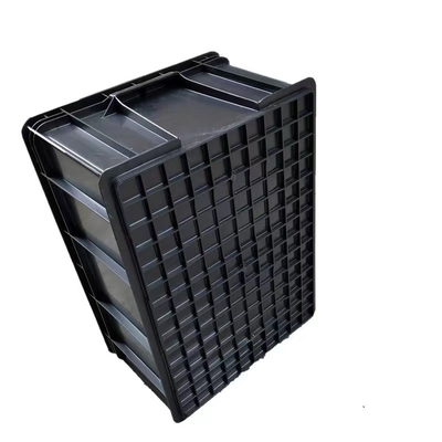 Pequeño plástico seguro del ESD encajona la laminación brillante del compartimiento estático anti de 350*265*125m m