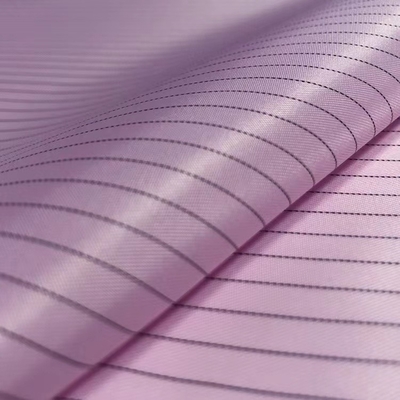 la tela estática anti de 188*120 155gsm rayó la tela no estática del algodón