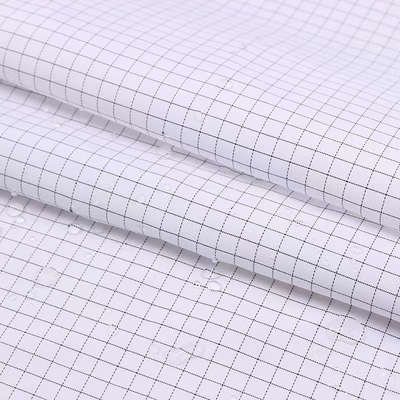 Tela estática anti de la prenda impermeable disipante estática conductora de la tela del ESD