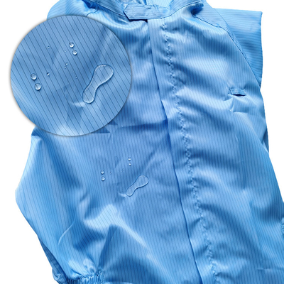 Tela estática anti 100% de la guarnición del poliéster de las telas del ESD del Workwear