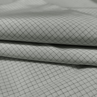 Tela disipante estática ESD del poliéster estático anti de las telas de la tela cruzada el 144cm
