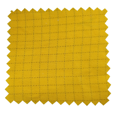 Algodón compuesto del poliéster del ESD de la materia textil estática anti lavable de las telas