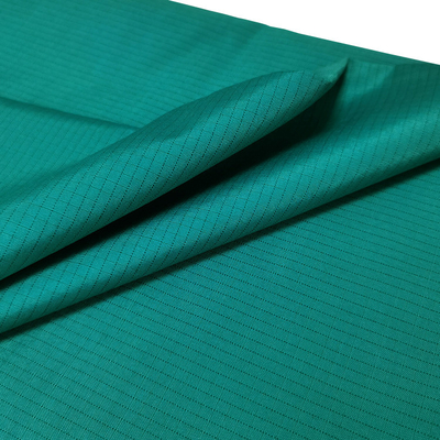 Algodón compuesto del poliéster del ESD de la materia textil estática anti lavable de las telas
