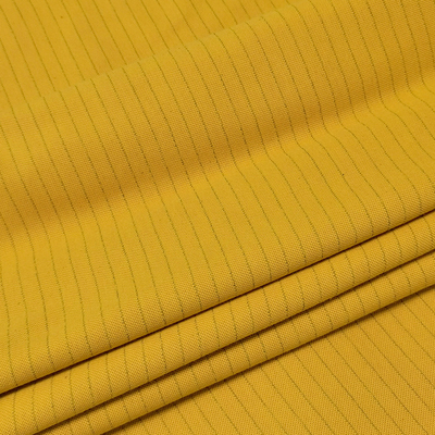 Algodón compuesto del poliéster del ESD de la materia textil estática anti lavable de las telas