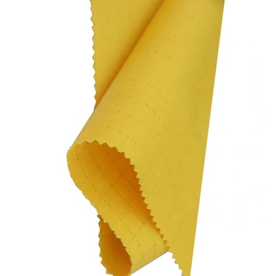 materia textil antiestática del poliéster de las telas de 5m m ESD para la ropa del recinto limpio