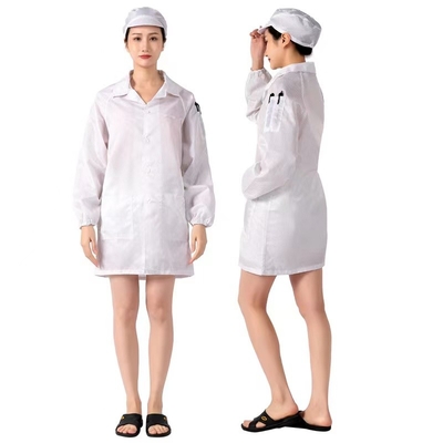 Todo clasifica el traje de trabajo de la ropa del recinto limpio de encargo estático anti del trapo sin pelusa