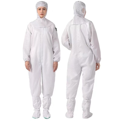 Ropa estática anti de la prueba del polvo del ESD de la ropa del recinto limpio apto para el autoclave