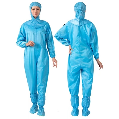 Ropa estática anti de la prueba del polvo del ESD de la ropa del recinto limpio apto para el autoclave