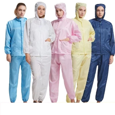 Prenda impermeable de encargo del ESD del sitio limpio del vestido estático anti del delantal con la manga larga