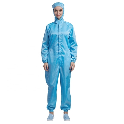 Traje Piel-amistoso suave del sitio limpio de la ropa estática anti respirable