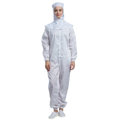 Traje Piel-amistoso suave del sitio limpio de la ropa estática anti respirable