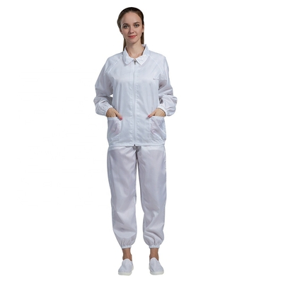 Mujeres a prueba de polvo de la ropa estática anti del OEM ESD del sitio limpio resistentes al fuego