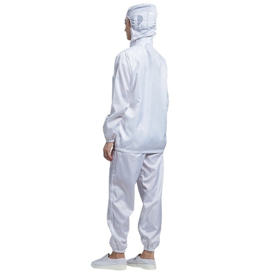 La ropa estática anti del ESD libre de polvo conecta la ropa con la capilla