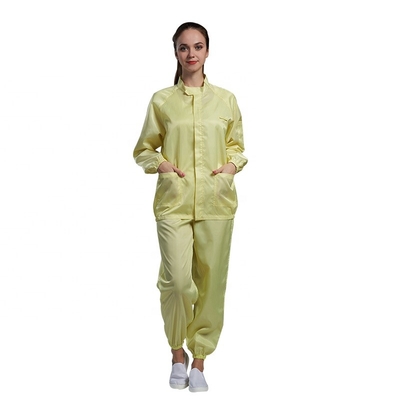 Ropa segura estática anti del OEM ESD de la ropa del puño elástico del recinto limpio