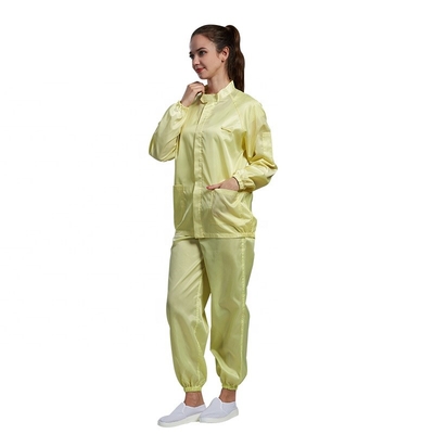 Ropa segura estática anti del OEM ESD de la ropa del puño elástico del recinto limpio