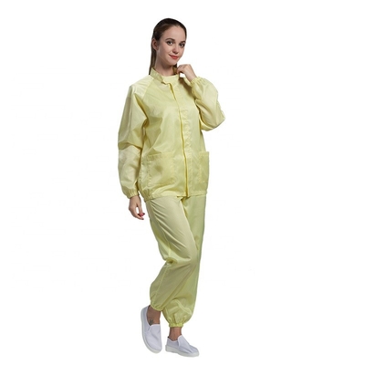 Ropa segura estática anti del OEM ESD de la ropa del puño elástico del recinto limpio