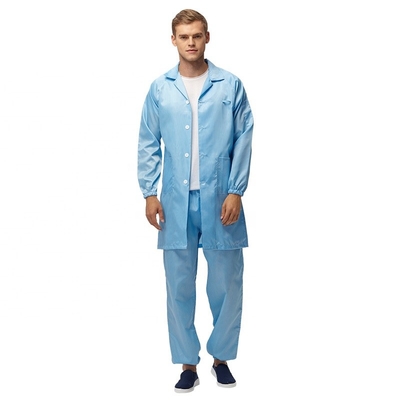 Pantalones estáticos antis esterilizables aptos para el autoclave de la camisa de manga larga de la bata