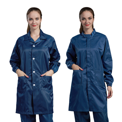 Rejilla estática anti a prueba de polvo del Workwear 5m m del ESD de la ropa del recinto limpio