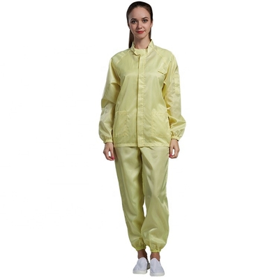 Ropa de trabajo antiestática del diverso del color del ESD poliéster seguro de los delantales
