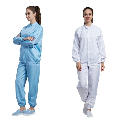 Ropa de trabajo antiestática del diverso del color del ESD poliéster seguro de los delantales