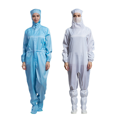 Delantal de encargo quirúrgico médico del ESD del algodón del doctor Nurse Anti Static Uniform