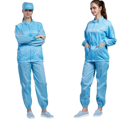 Capa estéril del laboratorio del traje del verano del recinto limpio estático anti electrónico del ESD