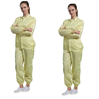Capa estática anti del laboratorio del algodón del delantal de la ropa los 52*34*54cm del ESD del recinto limpio