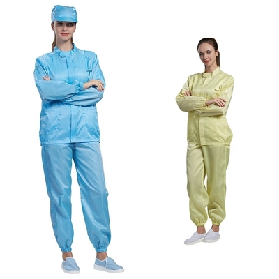 Capa estática anti del laboratorio del algodón del delantal de la ropa los 52*34*54cm del ESD del recinto limpio
