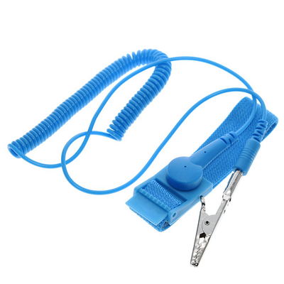 Pulsera estática anti inalámbrica del PVC ESD de la correa para la muñeca estática anti elástico 2.2M M de Fairtech