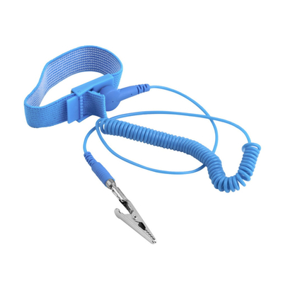 Pulsera estática anti sin cuerda del ESD con el cable ajustable de la descarga