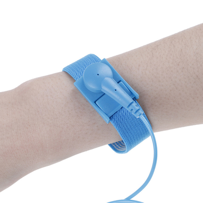 Pulsera estática anti sin cuerda del ESD con el cable ajustable de la descarga