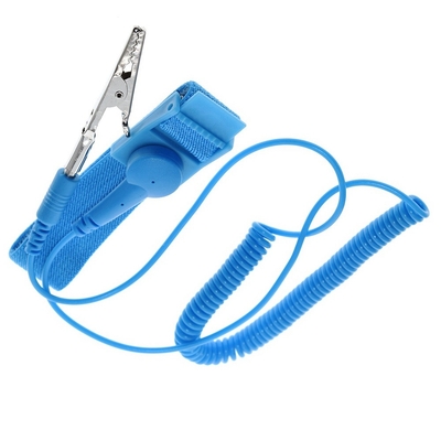 correa para la muñeca estática anti del ESD de la electrónica del PVC 25G para el recinto limpio
